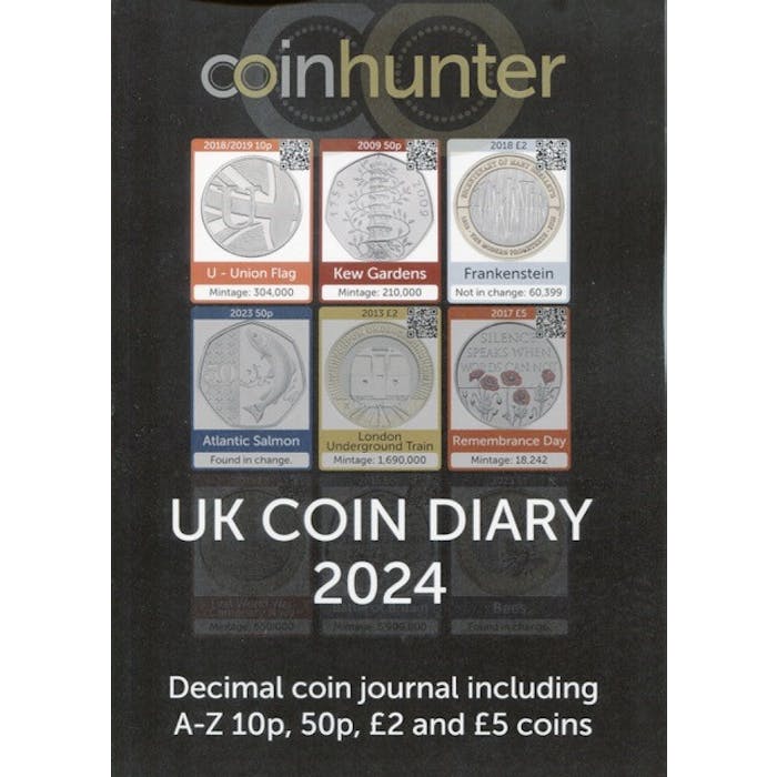 UK Coin Diary 2024 - standard version  - Token Publishing Shop